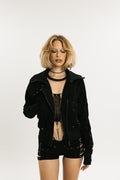 BLADE WEAVE | Vegan Leather Jacket with Masal
