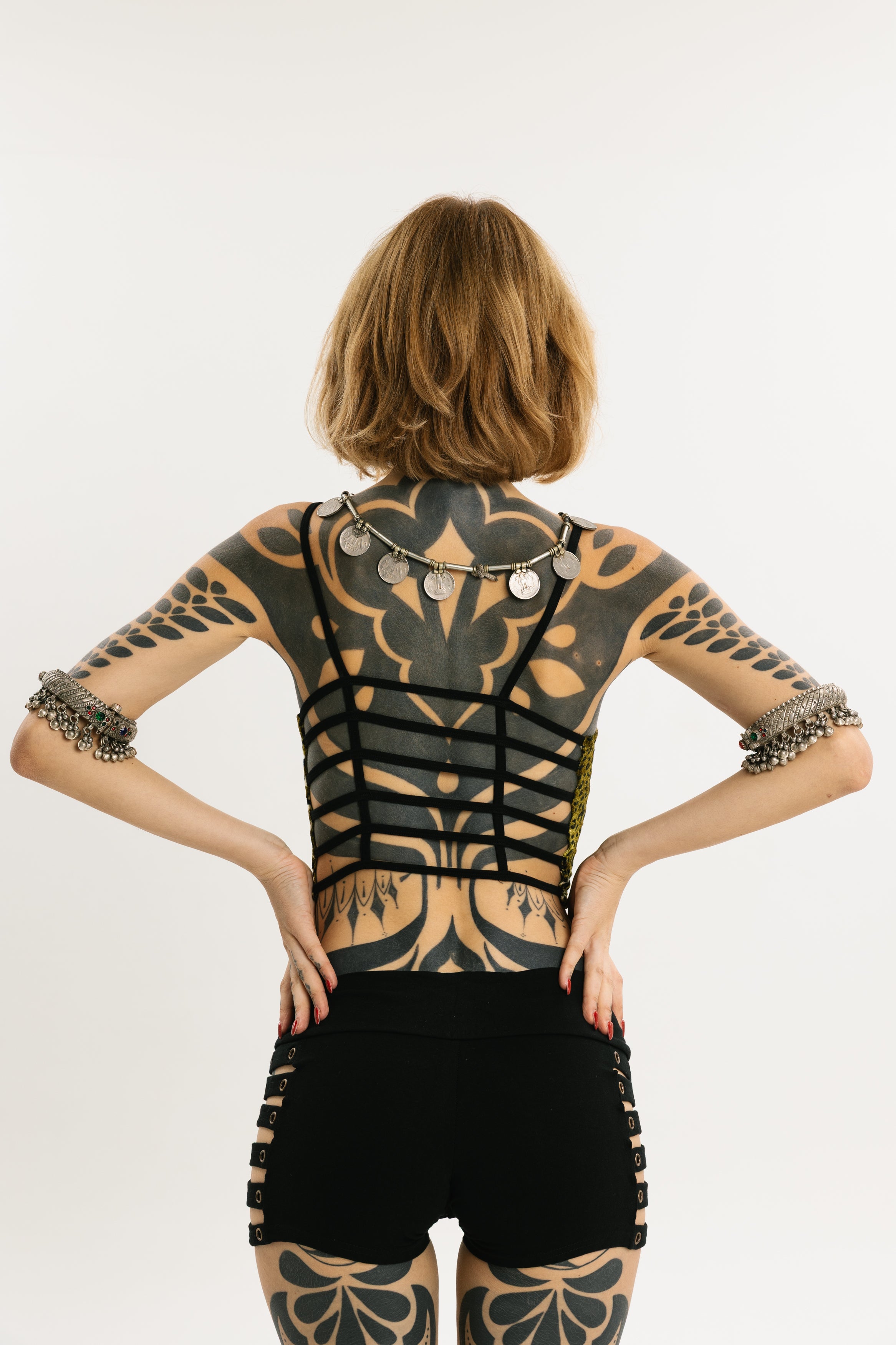 COIL TANK | Stretch Cotton Tank With Leopard Print | Short